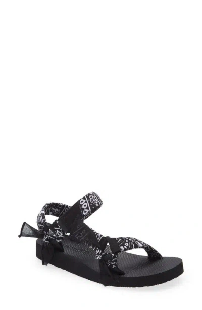 Shop Arizona Love Trekky Bandana Sandal In Black Bandana