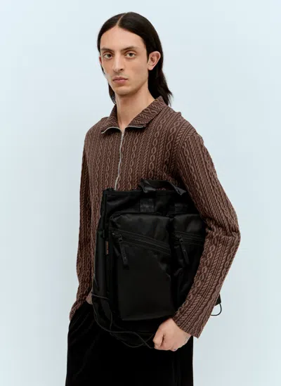 Shop Porter-yoshida & Co Twings 2way Helmet Bag In Black