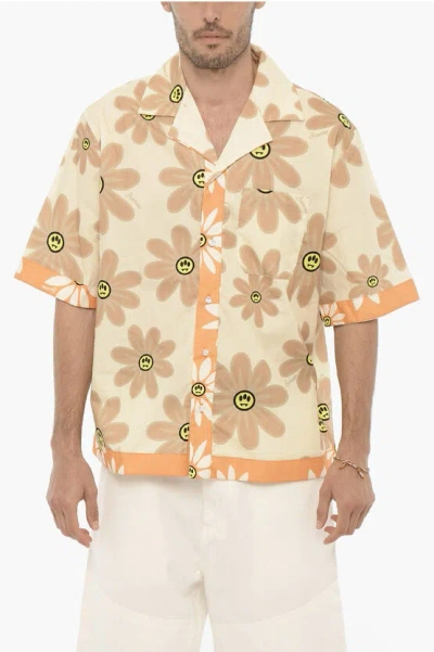 Shop Barrow Short Sleeve Floral-printed Shirt