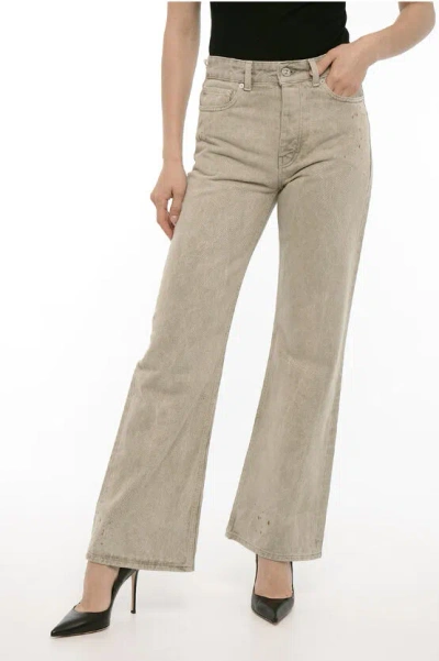 Shop Our Legacy Vintage Effect Regular Fit Flared Jeans 26cm
