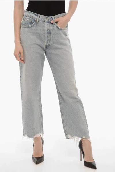 Shop Agolde Loose Fit Cropped 90's Jeans 20cm