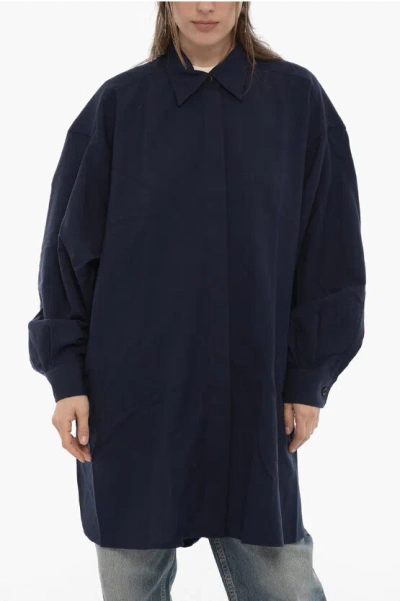 Destin Wool Linda Duster Coat With Hidden Buttoning
