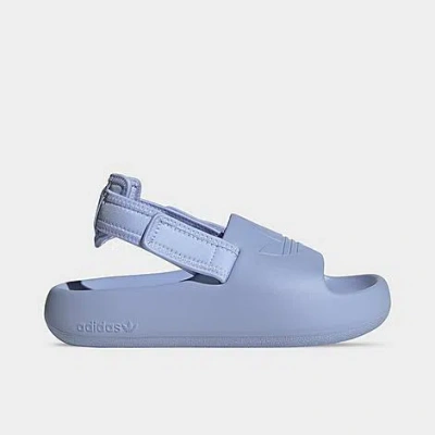 Shop Adidas Originals Adidas Big Kids' Originals Adifom Adilette Slide Sandals In Periwinkle/periwinkle/periwinkle