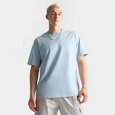 Shop Nike Men's Sportswear Premium Essentials T-shirt In Light Armory Blue