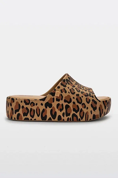 Shop Melissa Free Platform Jelly Slide In Cheetah, Women's At Urban Outfitters