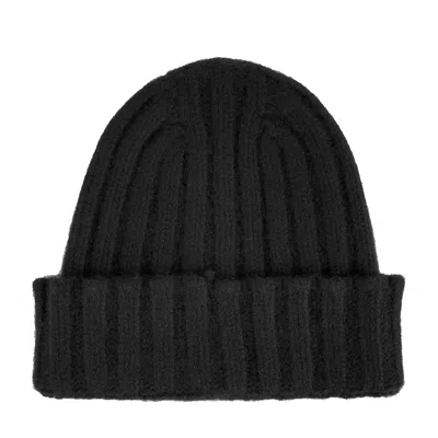 Shop Made In Italy Black Cashmere Hat