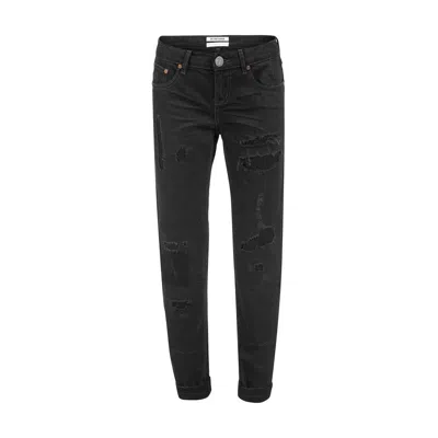 Shop One Teaspoon Black Cotton Jeans & Pant