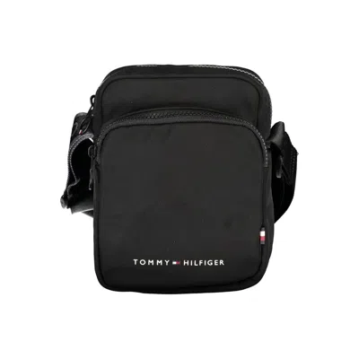 Shop Tommy Hilfiger Black Polyester Shoulder Bag