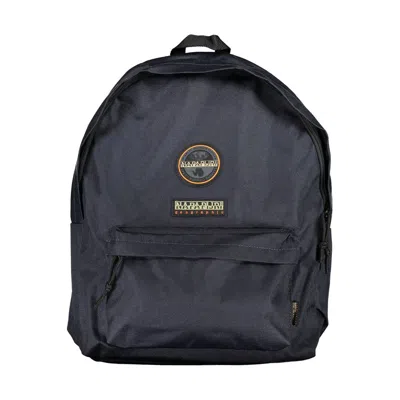 Shop Napapijri Blue Cotton Backpack