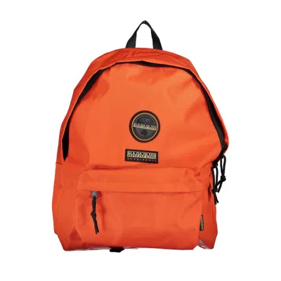 Shop Napapijri Orange Cotton Backpack