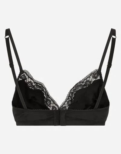 Dolce & Gabbana Soft Cup Bra In ブラック