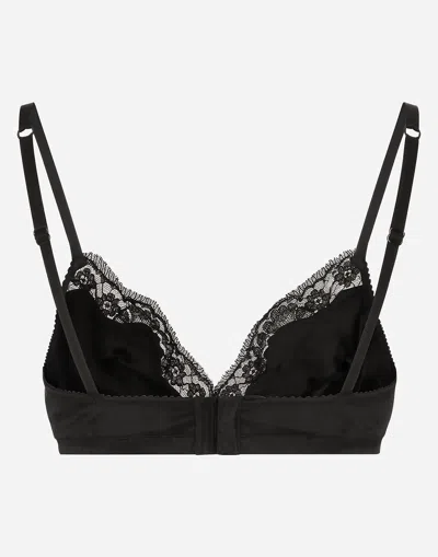 Dolce & Gabbana Soft Cup Bra In ブラック