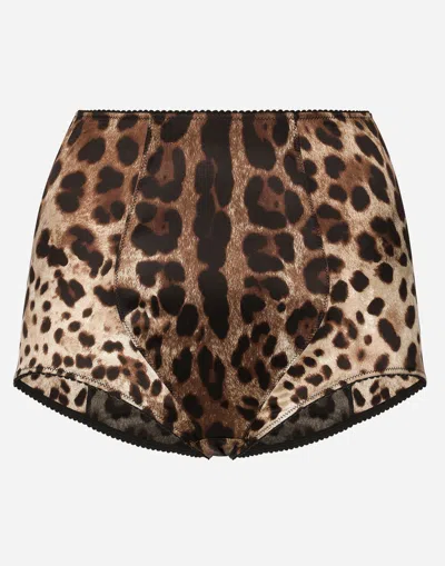 Dolce & Gabbana Docle & Gabbana Underwear Leopard Print High In アニマリエプリント