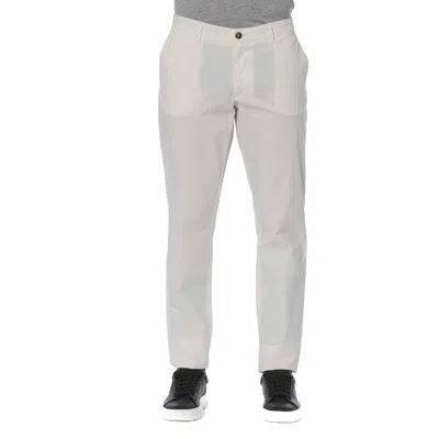 Shop Trussardi Jeans White Cotton Jeans & Pant