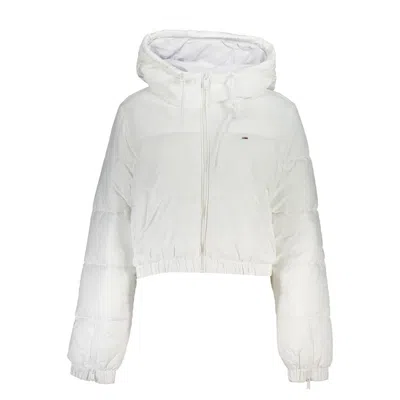 Shop Tommy Hilfiger White Polyester Jackets & Coat