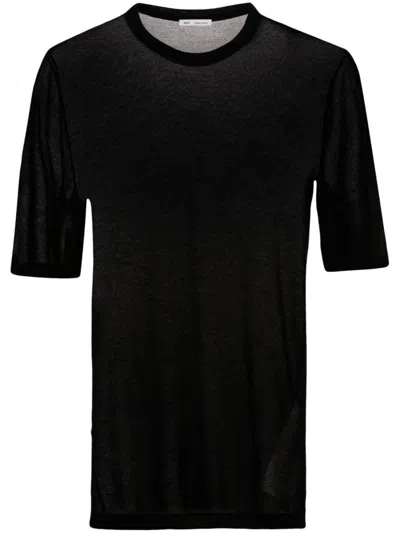 Shop Ami Alexandre Mattiussi Ami Paris T-shirts And Polos In Black
