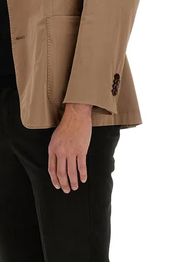 Shop Boglioli Single-breasted Jacket In Brown