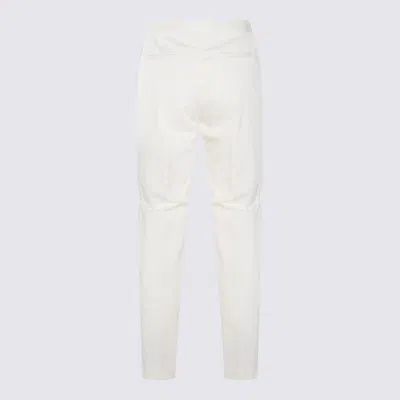 Shop Fabiana Filippi White Cotton Pants