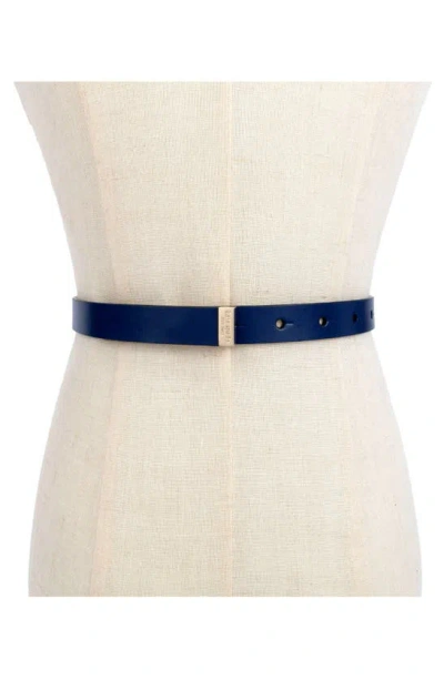 Shop Kate Spade Bow Belt In French Navy