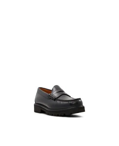 Shop Brooks Brothers Men's Bleeker Lug Sole Penny Loafers In Black