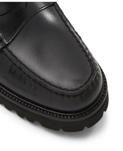 Shop Brooks Brothers Men's Bleeker Lug Sole Penny Loafers In Black