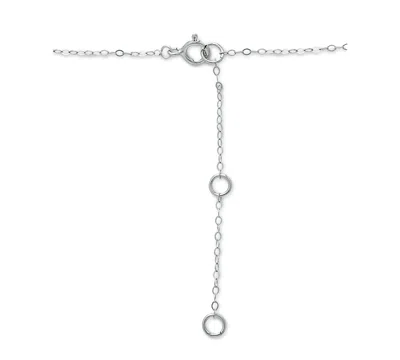 Giani Bernini Lab-grown Ruby & Cubic Zirconia Heart-in-heart Pendant Necklace In Sterling Silver, 16" + 2" Extende In Ruby