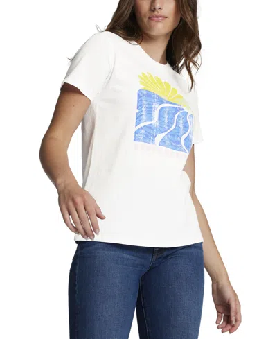 Shop Puma Women's Paradise Cotton Graphic Short-sleeve T-shirt In  White