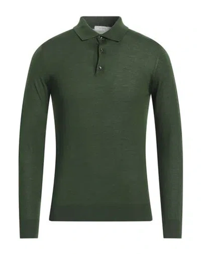 Shop Diktat Man Sweater Green Size L Merino Wool, Silk, Cashmere