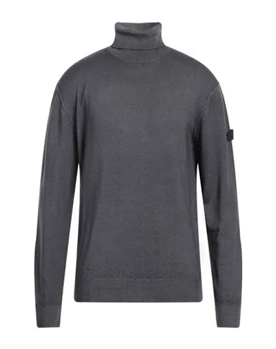 Peuterey Man Turtleneck Midnight Blue Size Xxl Wool In Blue