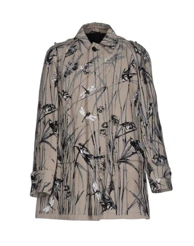 Dolce & Gabbana Man Overcoat & Trench Coat Beige Size 40 Linen, Cotton, Polyester, Silk In Beige