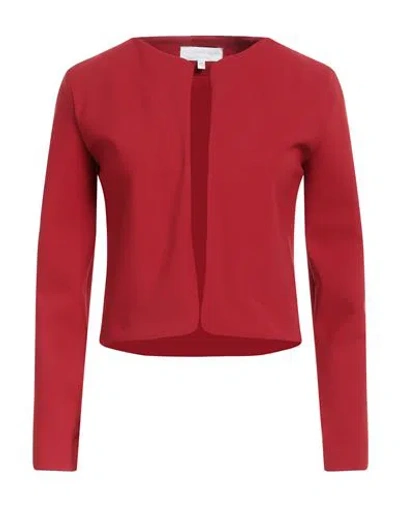 Shop Christies À Porter Woman Blazer Red Size 8 Polyamide, Elastane
