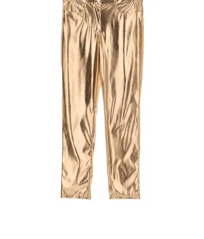 Shop Dixie Women's Straight Leg Pant In Gold In Beige