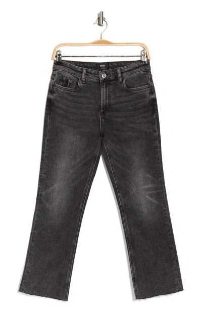 Shop Oat New York Kick Flare Mid Rise Jeans In Jasper Grey Wash