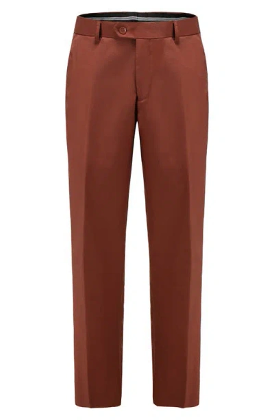 Gino Vitale Premium Slim Fit 3-piece Suit In Copper
