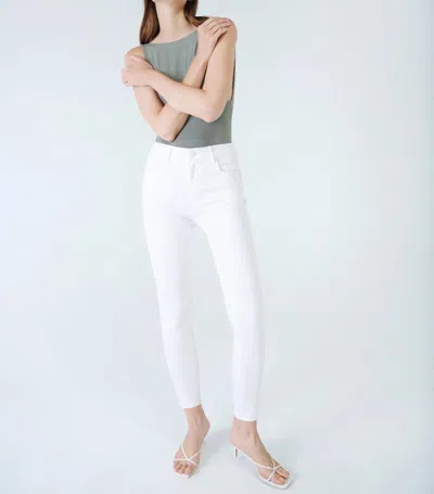 Shop Unpublished Denim Kora Skinny Jean In Light Wash In White