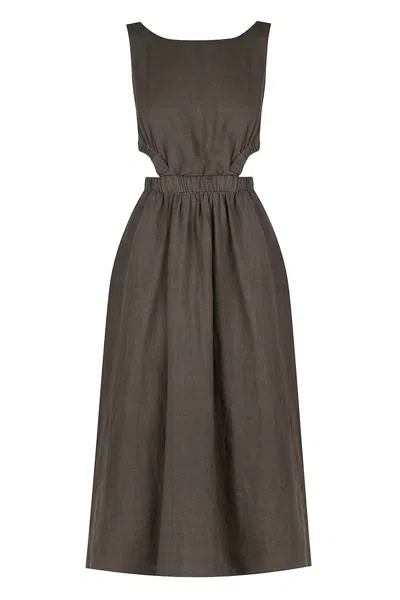 Shop Sancia Women's Anzola Dress In Charcoal In Grey
