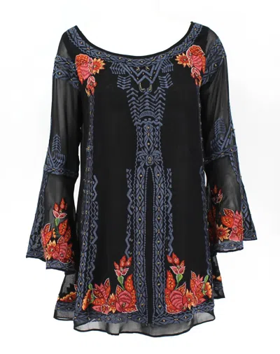 Shop Vintage Collection Women's Beauty Tunic In Black In Multi