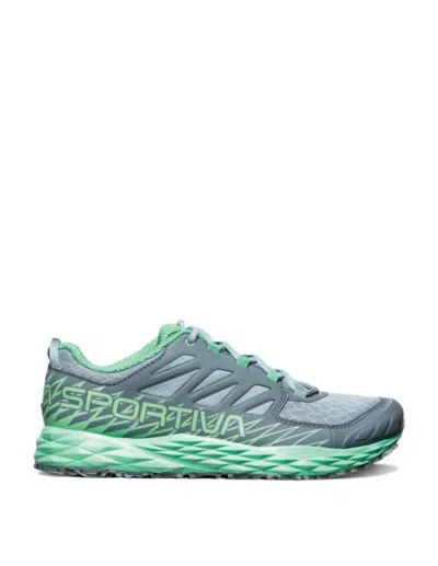 Shop La Sportiva Women's Lycan Trail Shoes In Stone Blue In Grey