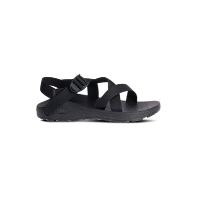 Shop Chaco Men's Zcloud Sandals In Solid Black