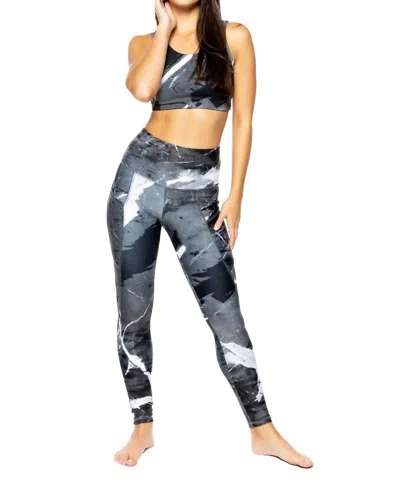 Shop Strut This Flynn Ankle Legging In Smoke Marble In Grey