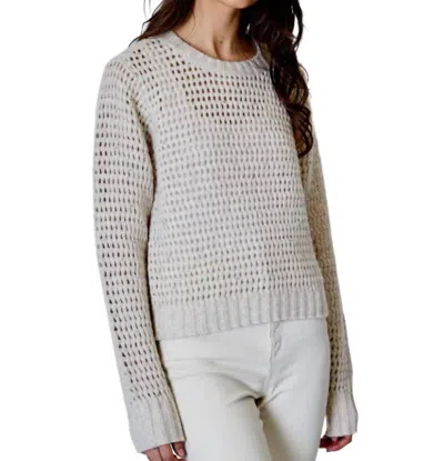 Shop Dh New York Isabel Sweater In Oat In Beige