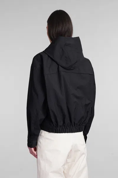 Shop Lemaire Casual Jacket In Black Cotton