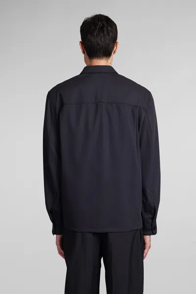 Shop Lemaire Casual Jacket In Black Wool