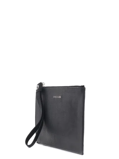 Shop Orciani Clutch Bag In Nero