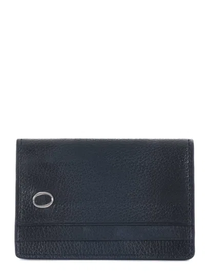 Shop Orciani Card Holder In Blu Scuro