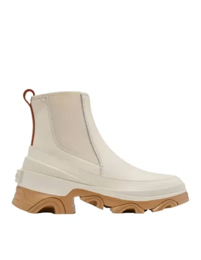 Shop Sorel Women's Brex Boot Chelsea Boots In Natural/sea Salt In White