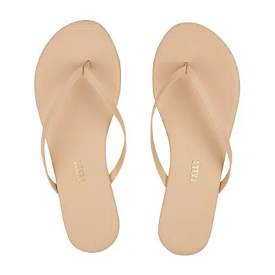 Tkees Foundations Matte Flip Flops In Beige