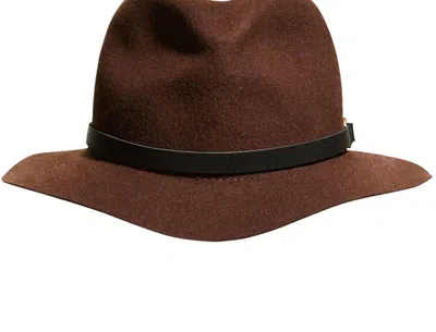 Shop Rag & Bone Women's Floppy Fedora Packable Matter Hat In Brown Melange