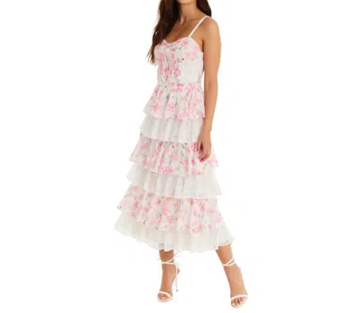 Shop Allison New York Amilee Maxi Dress In Sakura In Pink
