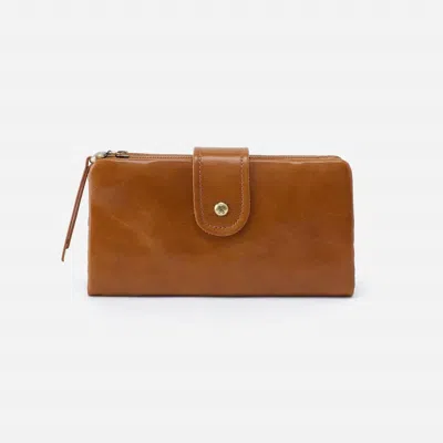 Shop Hobo Charge Wallet In Truffle In Brown